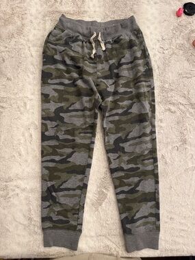 Place Kids Camo Sweatpants - Green & Gray
